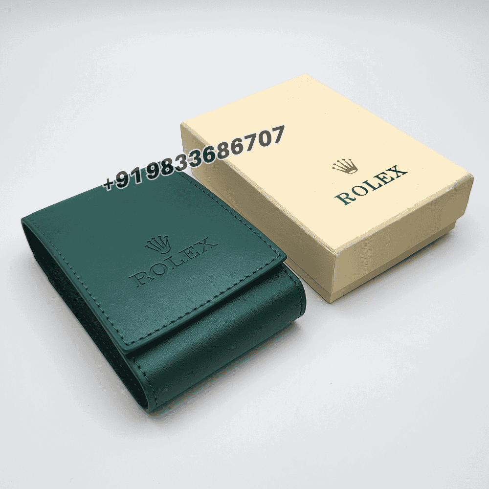 Rolex Travel Pouch Novelty ロレックス　トラベルポーチ Rolex Green Watch Case Travel Pouch Soft Leather Protection